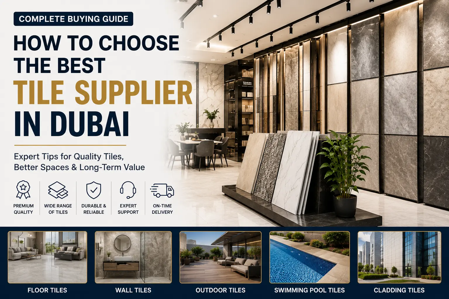 How to Choose the Best Tile Supplier in Dubai: The Buying Guide (2026)